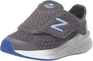 New Balance Kid's Fresh Foam Fast V1 Hook and Loop Running Shoe, Magnet, 2 Wide Infant