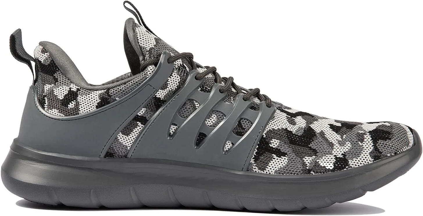 NewDenBer Men's Lightweight Sneakers Comfortable Athletic Walking Running Tennis Shoes