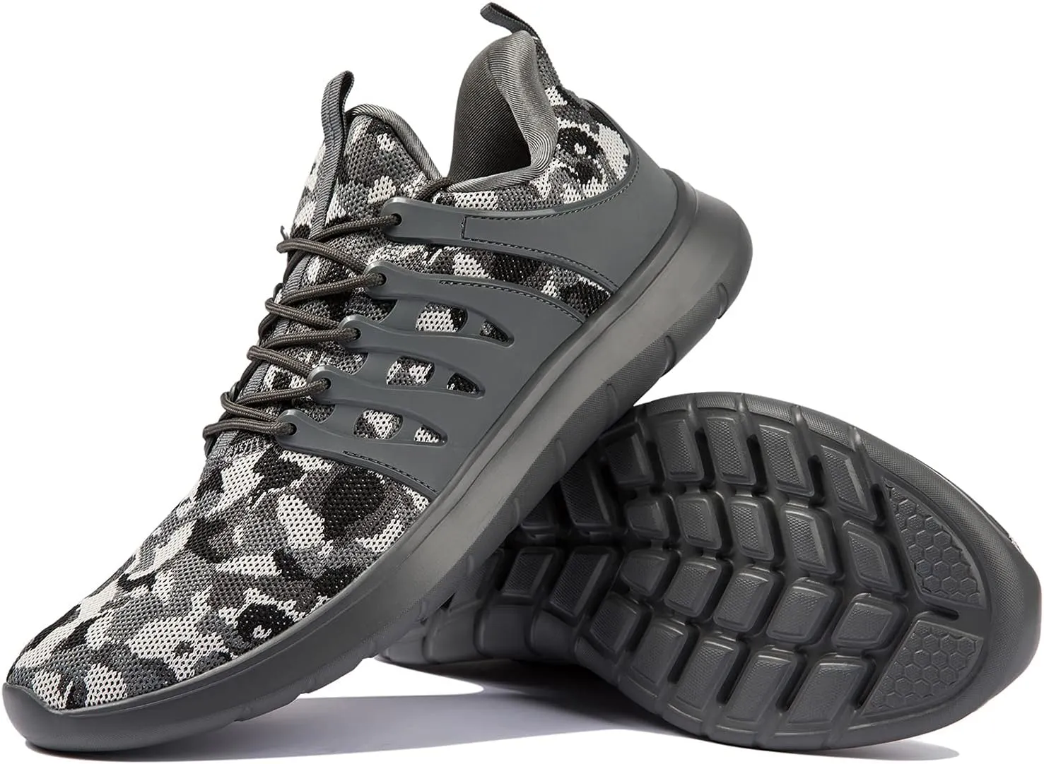 NewDenBer Men's Lightweight Sneakers Comfortable Athletic Walking Running Tennis Shoes