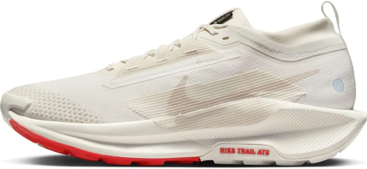 Nike Pegasus Trail 5 Gore-TEX Men's Waterproof Trail Running Shoes (FQ0908-100, Sail/Picante Red/Light Orewood Brown) Size 7