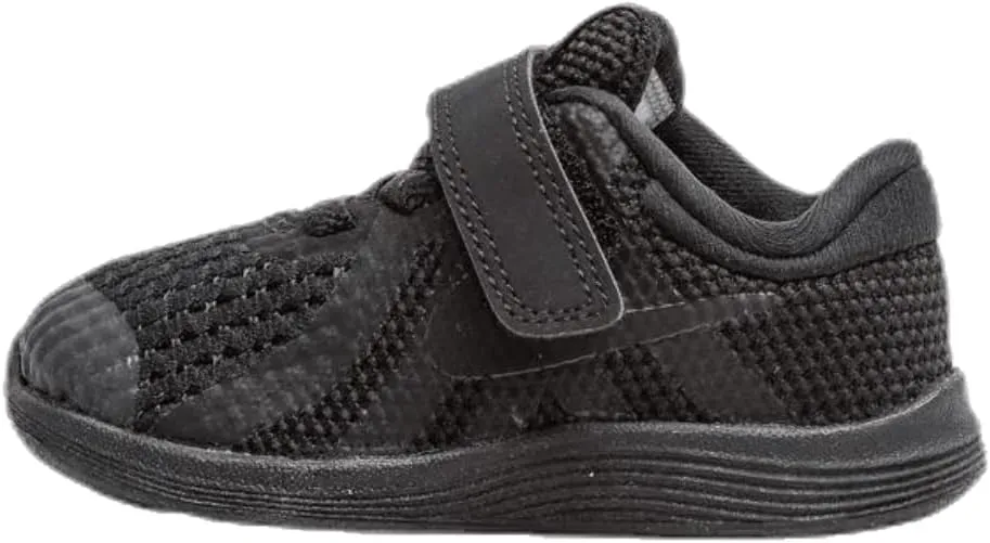 Nike Unisex-Child Revolution 4 (TDV) Running Shoe, Black/Black, 5C Regular US Toddler