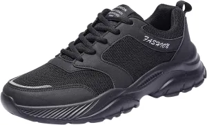 Non Slip Work Sport Shoes for Men Lightweight Sport Gym Jogging Walking Sneaker Lightweight Work Shoes for Men