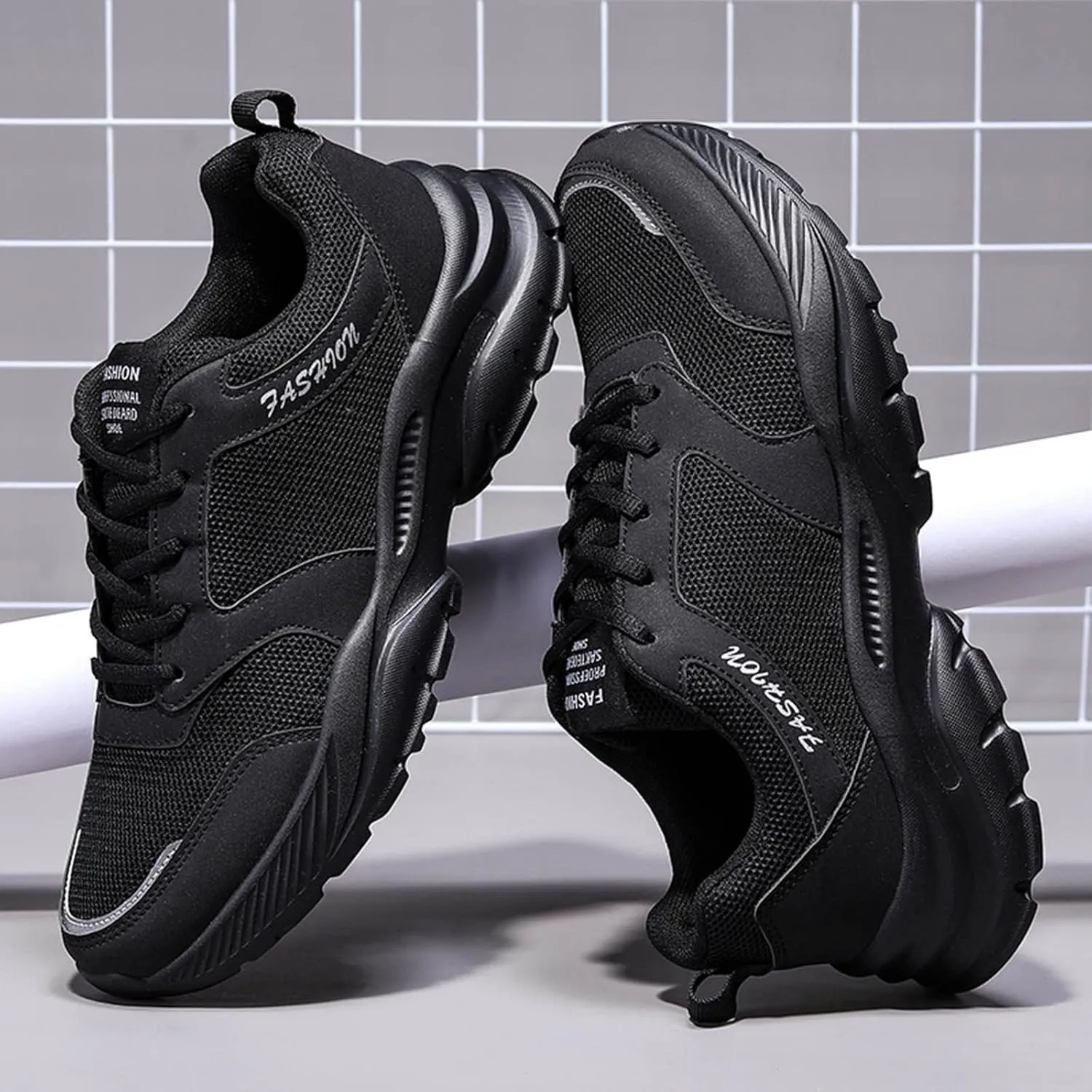 Non Slip Work Sport Shoes for Men Lightweight Sport Gym Jogging Walking Sneaker Lightweight Work Shoes for Men