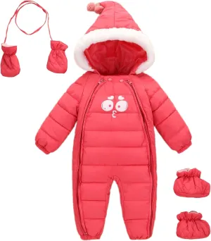 Ohrwurm Baby Boy Snowsuit Infant Girl Winter Clothes Toddler Jumpsuit Coat Jacket Outfit Hoodied