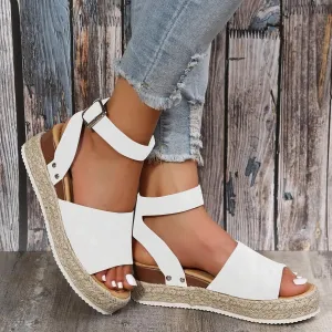 Orthopedic Platform Wedge Sandals for Women Summer Dressy 2025,Espadrilles Wedges Comfortable Open Toe Sandal Casual