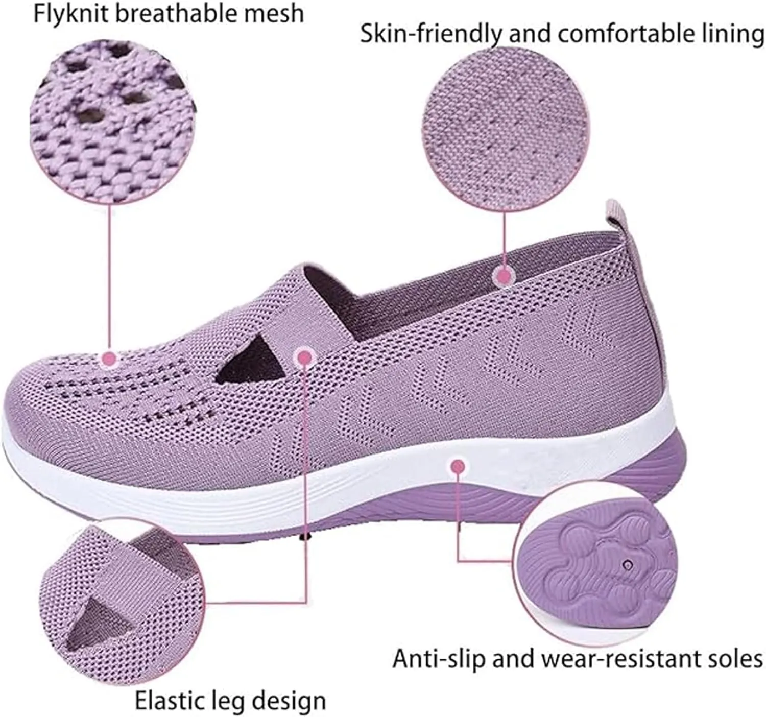 Orthopedic Shoes for Women, Zapatos Ortopdicos para Mujer, Orthoture Womens Shoes Breathable Soft Soled Comfort Wear Walking Shoes