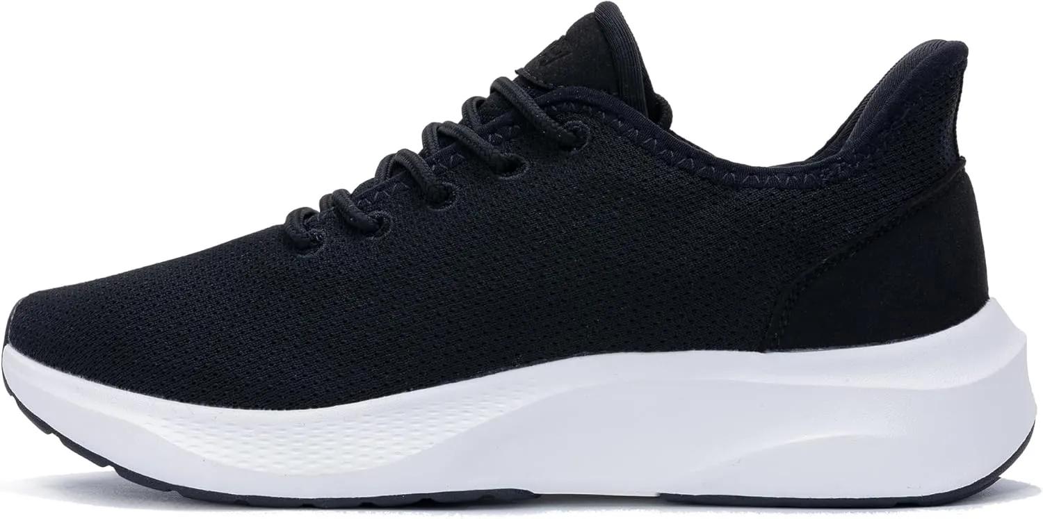 Quseek Slip On Shoes for Women Non Slip Walking Tennis Comfortable Nurse Sneakers for Workout Gym All Day Standing US 6-11