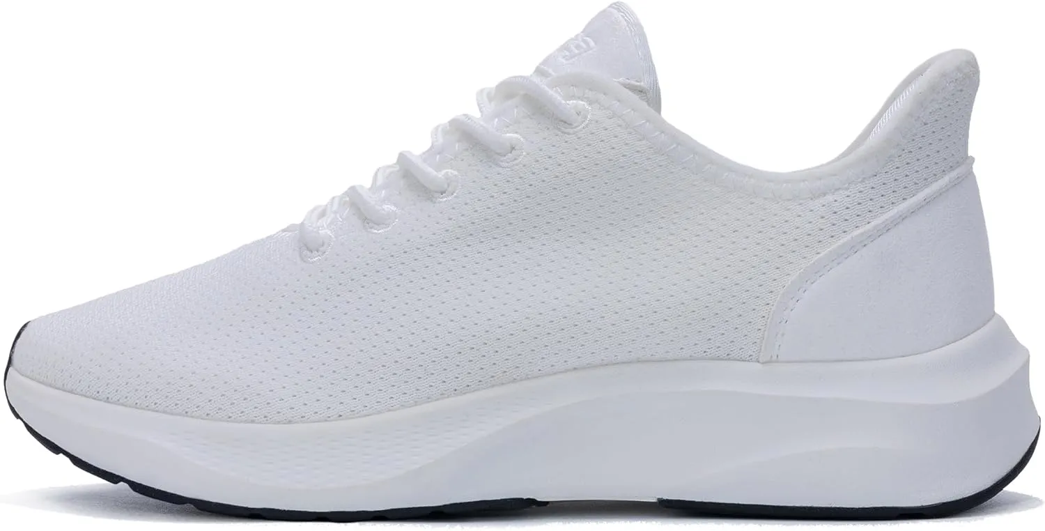 Quseek Slip On Shoes for Women Non Slip Walking Tennis Comfortable Nurse Sneakers for Workout Gym All Day Standing US 6-11