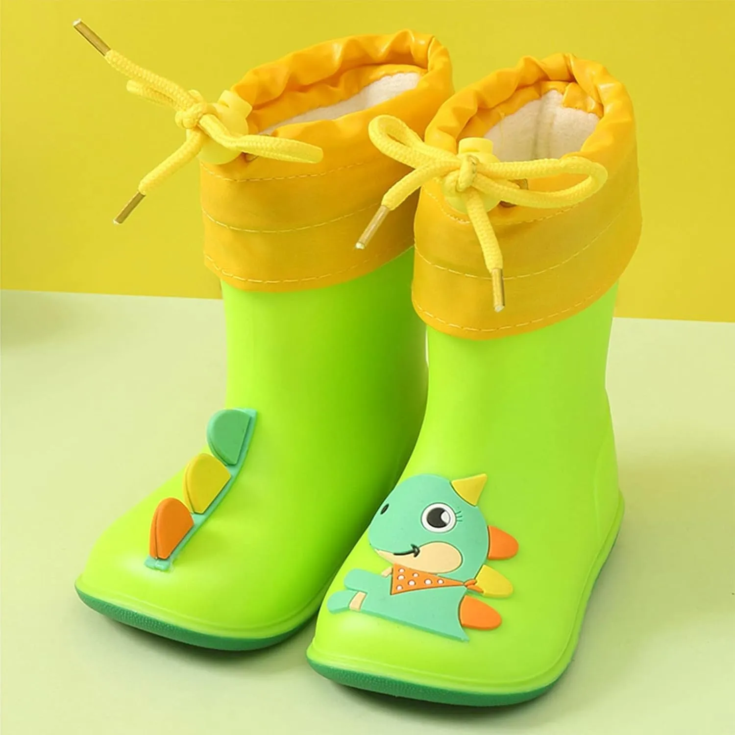 Rainboots Lightweight Mud Shoes for Water Beach Outdoor Playing Toddler Rain Boots for Girls and Boys