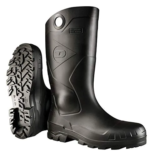 Rubber Boot,Unisex,12,Knee,Black,PR