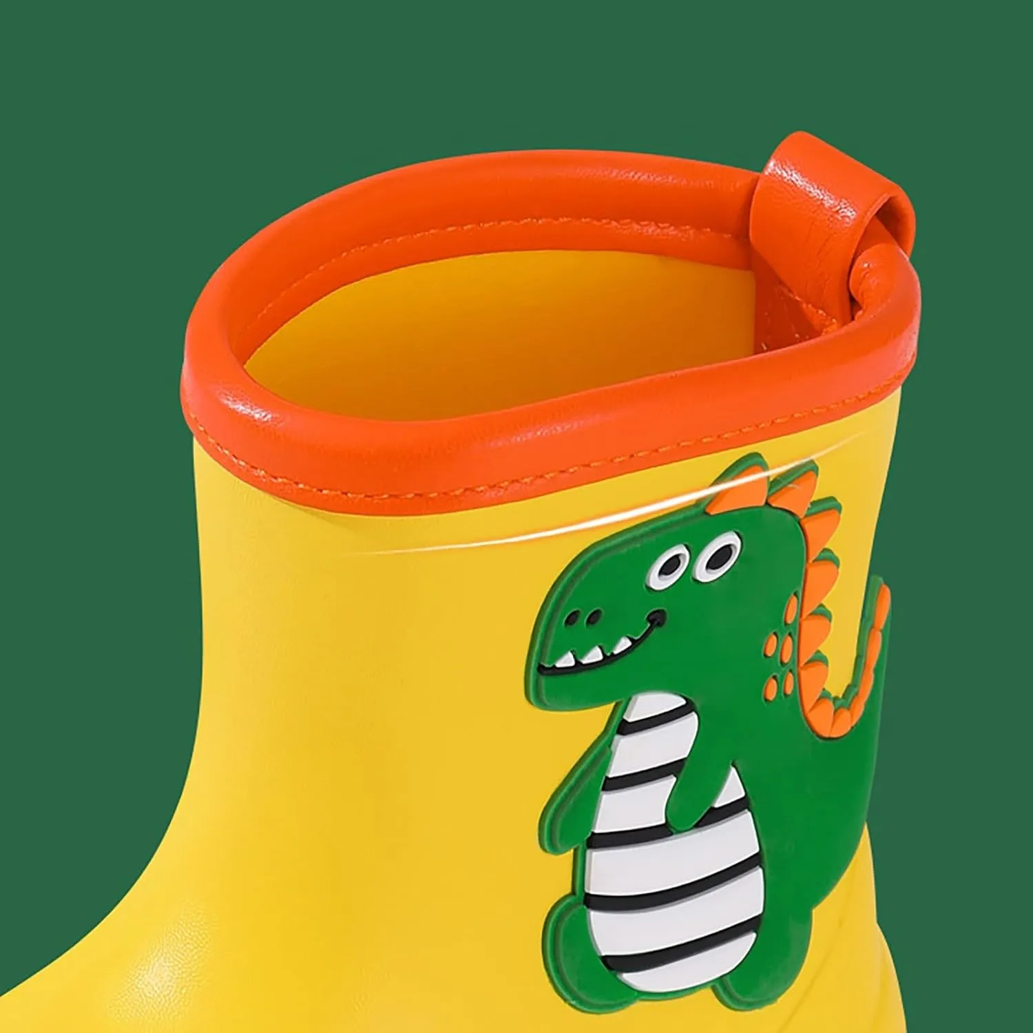 Rubber Rain Boots for Toddlers and Kids with Solid Design Girls Rain Boots and Boys Rain Boots Big Kids Rain Boots