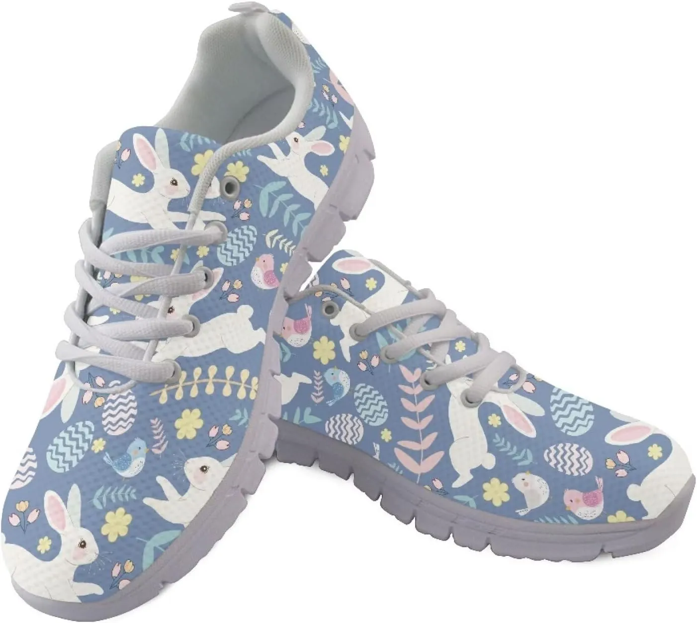 Running Shoes for Women Lightweight Tennis Shoe Outdoor Sports Gym Workout Sneakers Easter St. Patrick's Day Shoes White Sole Size 5-12
