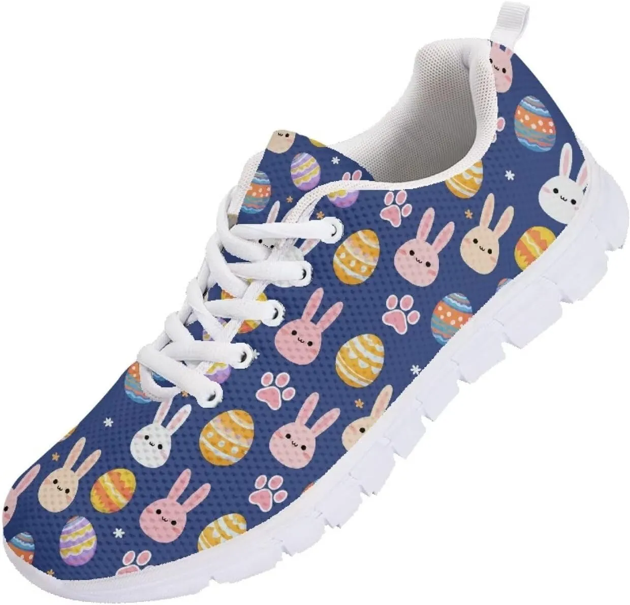 Running Shoes for Women Lightweight Tennis Shoe Outdoor Sports Gym Workout Sneakers Easter St. Patrick's Day Shoes White Sole Size 5-12