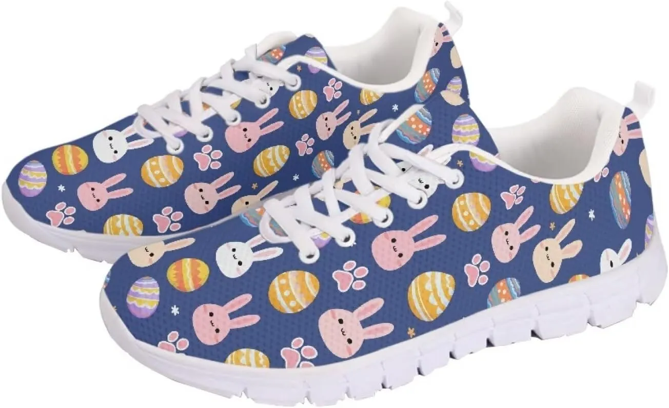 Running Shoes for Women Lightweight Tennis Shoe Outdoor Sports Gym Workout Sneakers Easter St. Patrick's Day Shoes White Sole Size 5-12