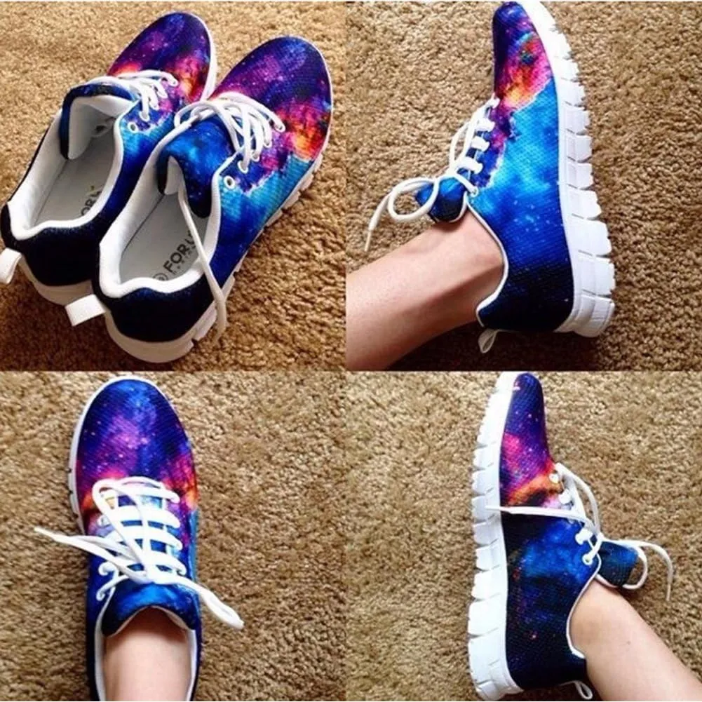 Showudesigns Comfortable Sneaker Women Running Sport Shoes Fashion Pattern