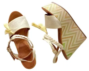 Silvia Cobos Line Braided Wedge