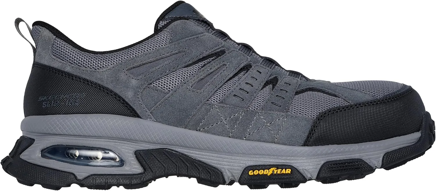 Skechers Men's Skech-air Envoy Cabon Nano Safety Toe Hands Free Slip-in Construction Shoe