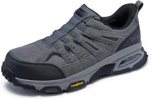 Skechers Men's Skech-air Envoy Cabon Nano Safety Toe Hands Free Slip-in Construction Shoe