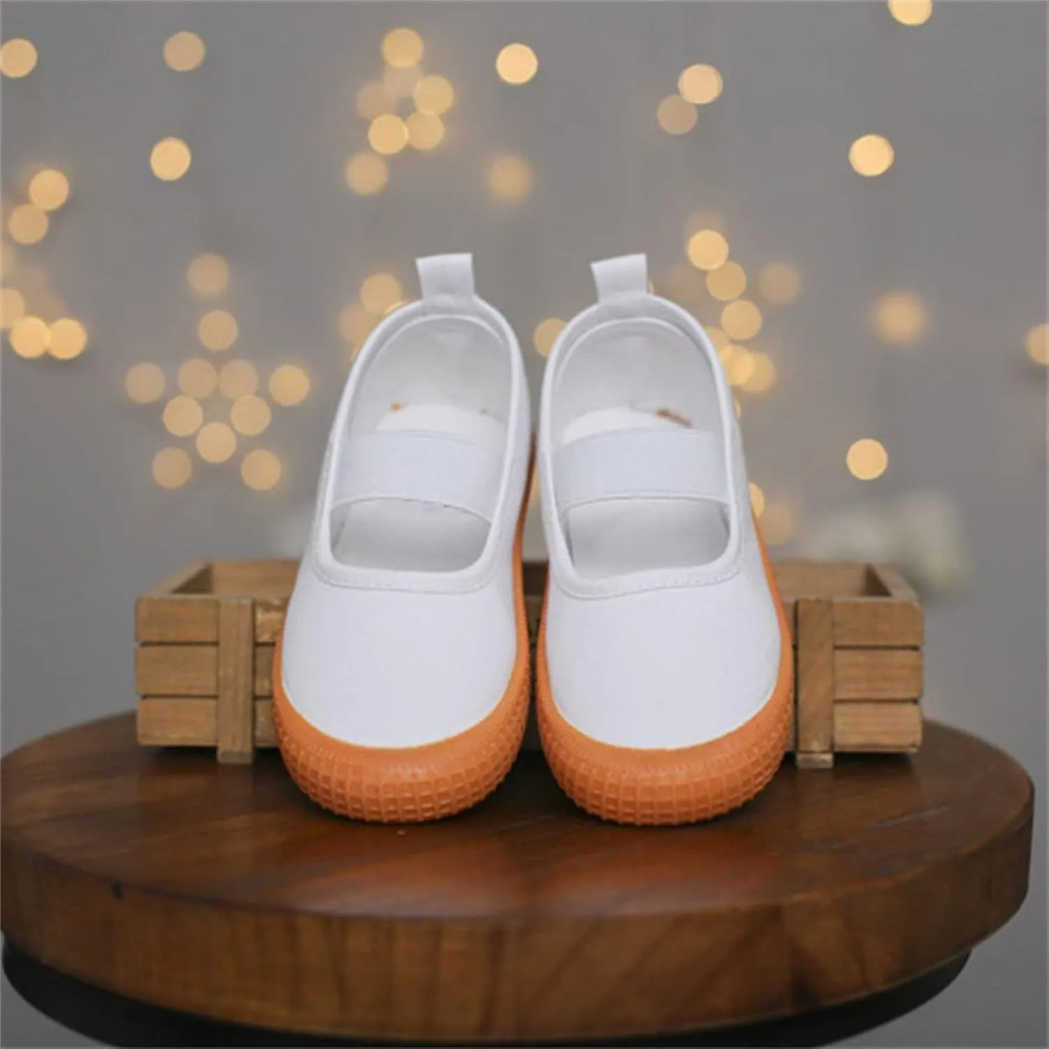 Sneaker for Toddler Toddler Baby Boy Girl Flat Shoes Bao Head One Foot Off Girl Canvas Shoes Soft Sole Casual