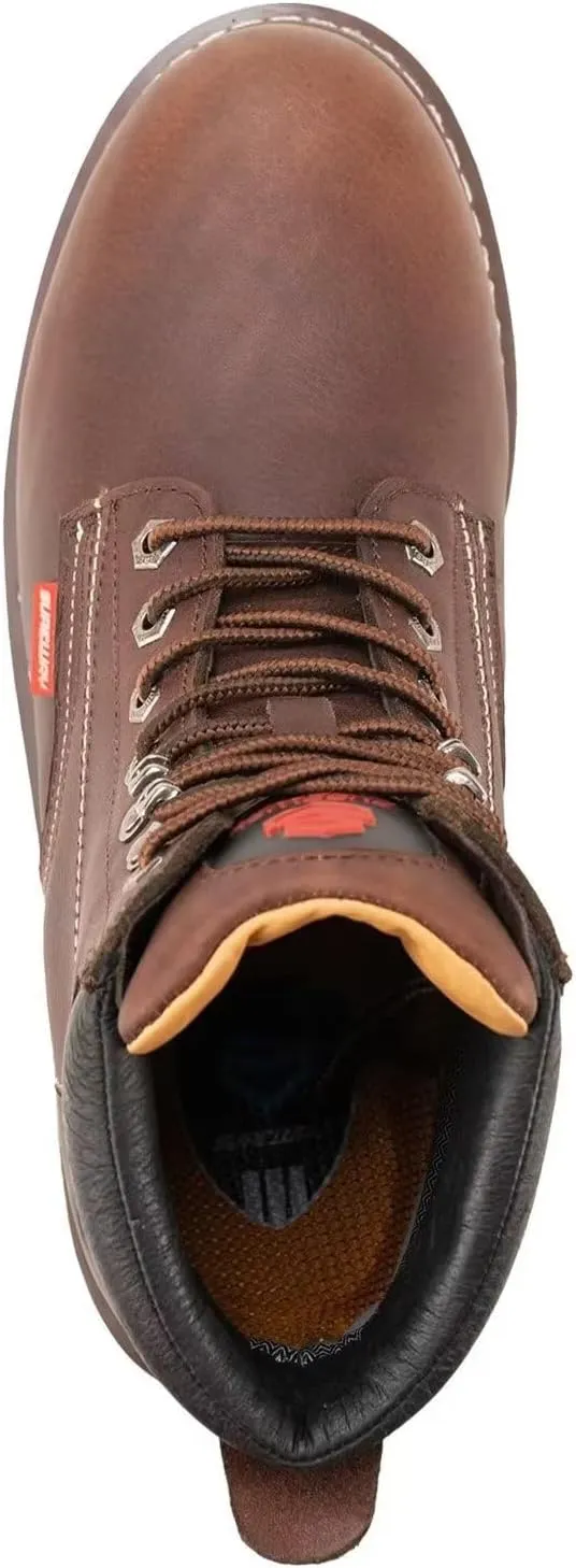 SUREWAY 6 Mens Soft Toe Work Boots for Men,Goodyear Welt,Extremely Comfortable Durable Proved,Superior Oil/Slip Resistant,Thicker Full Grain Leather,EH Safety Industrial Construction Boots
