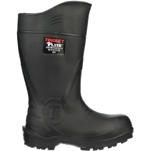 Tingley Flite 27251 Safety Toe Knee Boot with Cleated Outsole, Mens 11 / Womens 13, Black