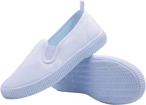 Toddler Baby Boy Girl Shoes Flat Shoes Bao Head One Foot Off Girl Canvas Shoes Baby Soft Sole Little Girls Shoes 11