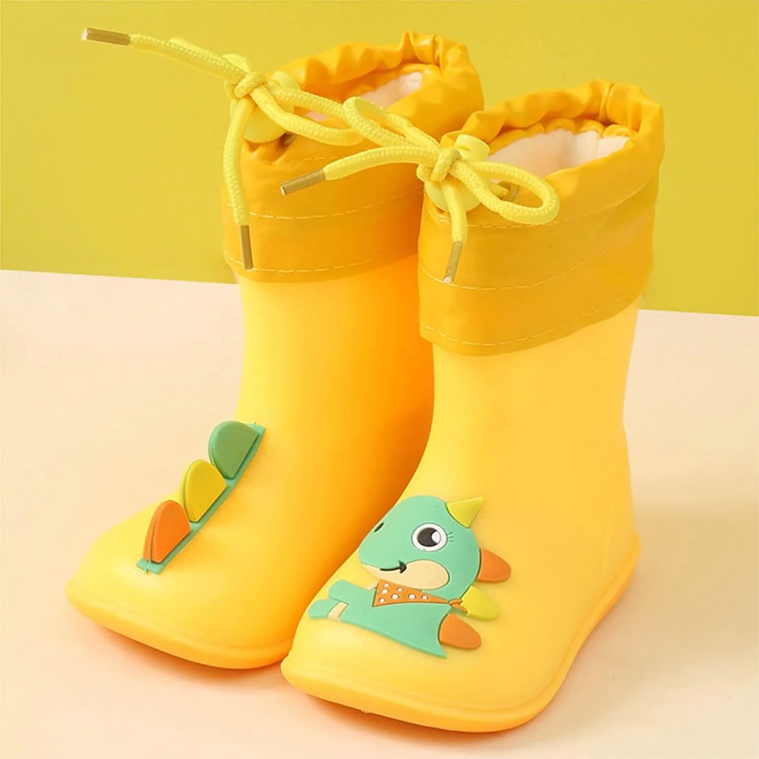 Toddler Rain Boots for Boys & Girls, Waterproof, Lightweight, Flexible Rubber Toddler Rain Boots Size 7