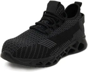 Ultra-Lightweight Steel Toe Shoes Water-Resistant, Slip-Resistant & Puncture-Proof Work Sneakers, Perfect for Construction, Warehouse, and Daily-Wear