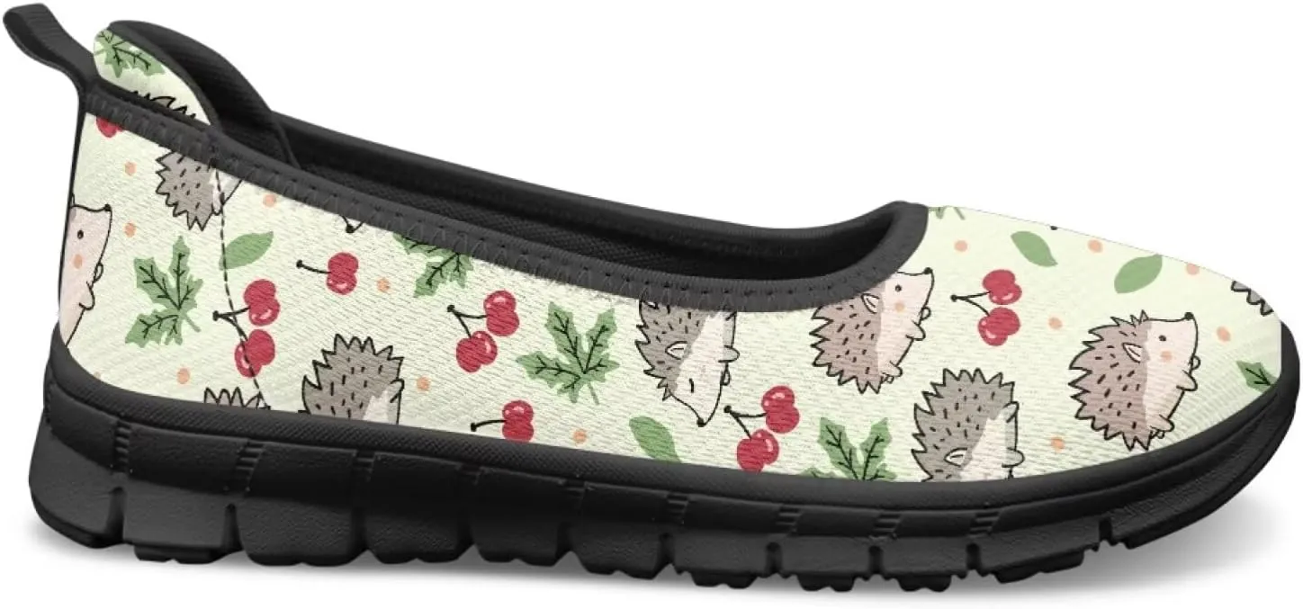 UNICEU Casual Slip On Shoes for Women Breathable Mesh Non-Slip Flats Lightweight Fashion Low Top Loafers for Walking