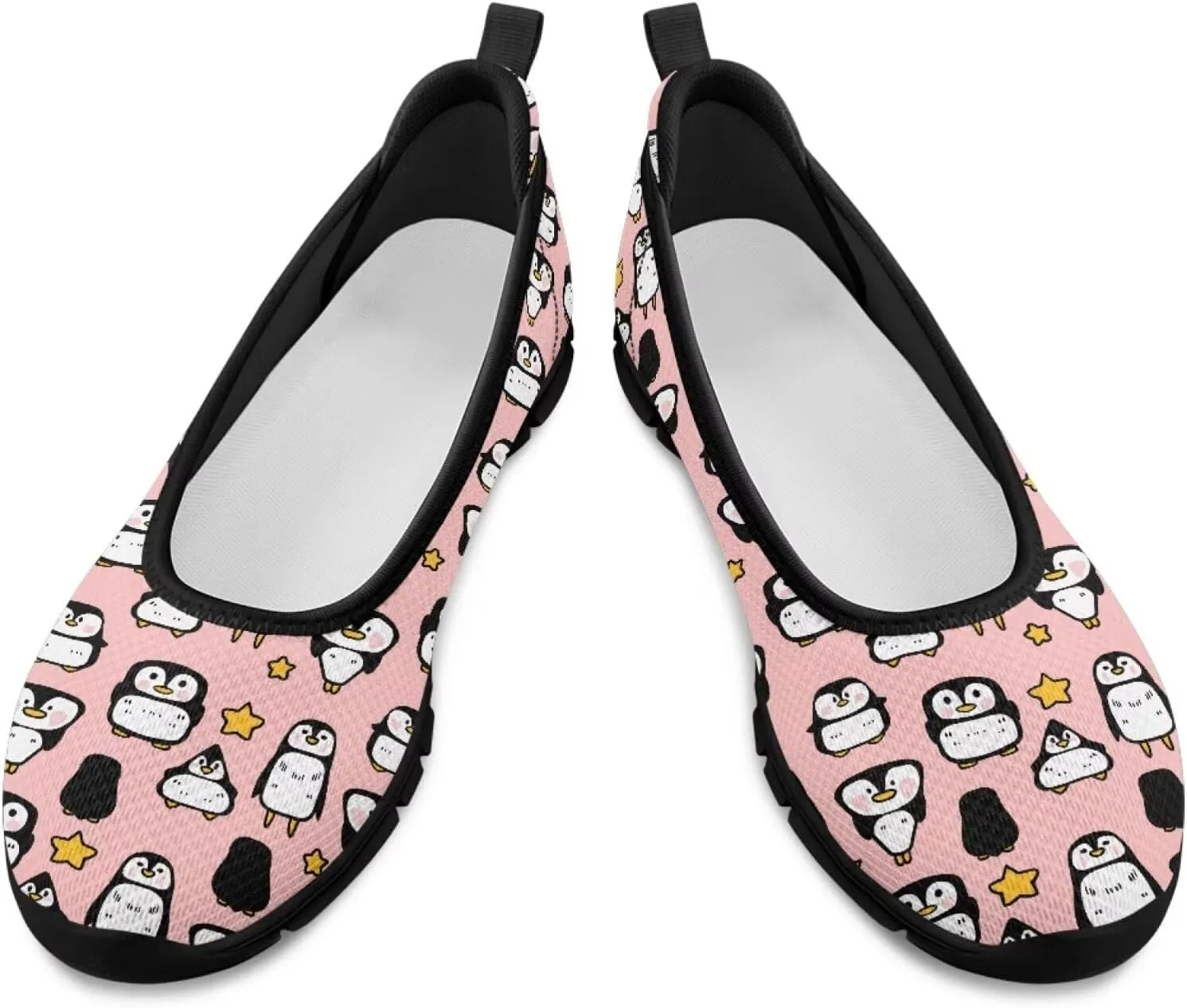 UNICEU Casual Slip On Shoes for Women Breathable Mesh Non-Slip Flats Lightweight Fashion Low Top Loafers for Walking