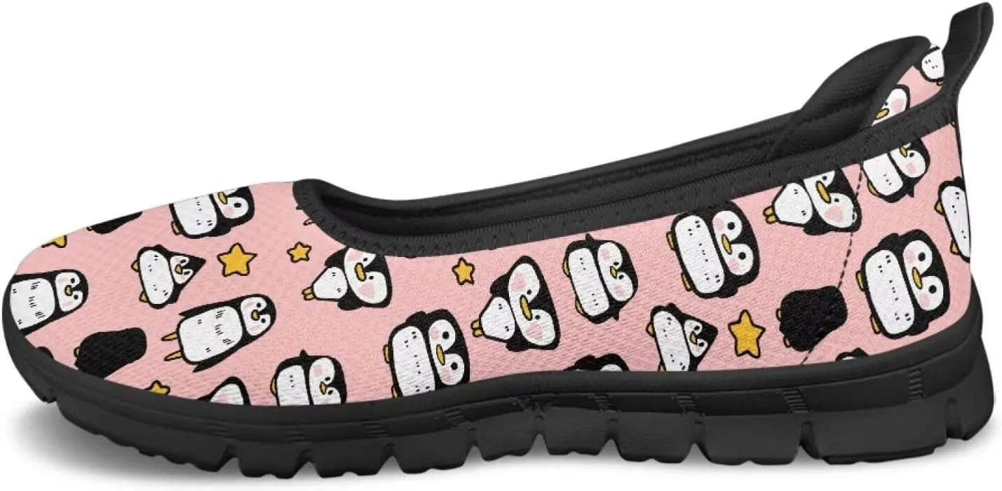 UNICEU Casual Slip On Shoes for Women Breathable Mesh Non-Slip Flats Lightweight Fashion Low Top Loafers for Walking