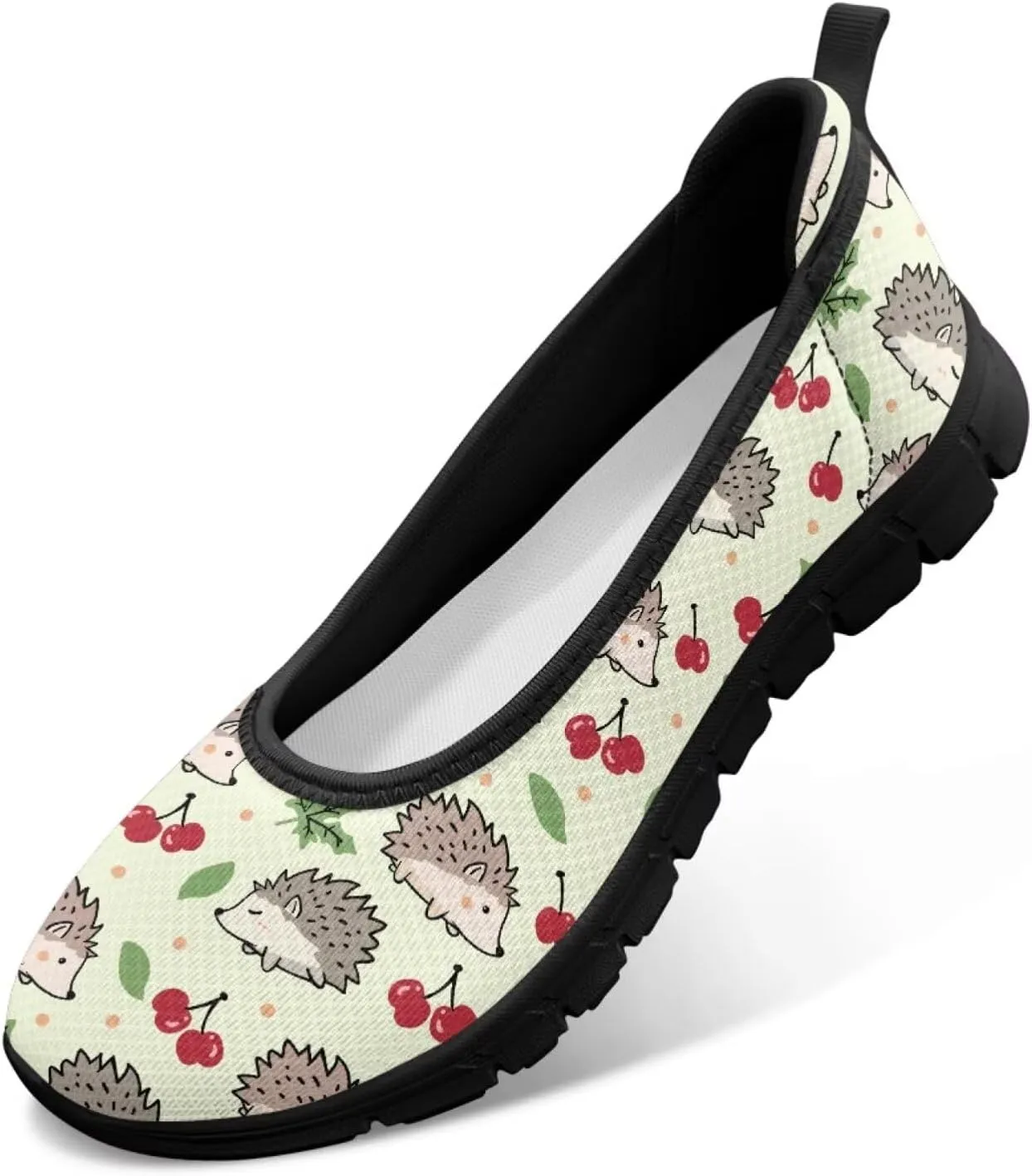 UNICEU Casual Slip On Shoes for Women Breathable Mesh Non-Slip Flats Lightweight Fashion Low Top Loafers for Walking