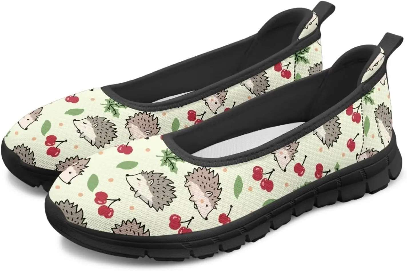 UNICEU Casual Slip On Shoes for Women Breathable Mesh Non-Slip Flats Lightweight Fashion Low Top Loafers for Walking