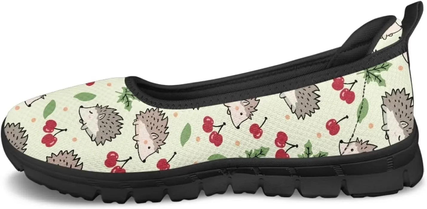 UNICEU Casual Slip On Shoes for Women Breathable Mesh Non-Slip Flats Lightweight Fashion Low Top Loafers for Walking