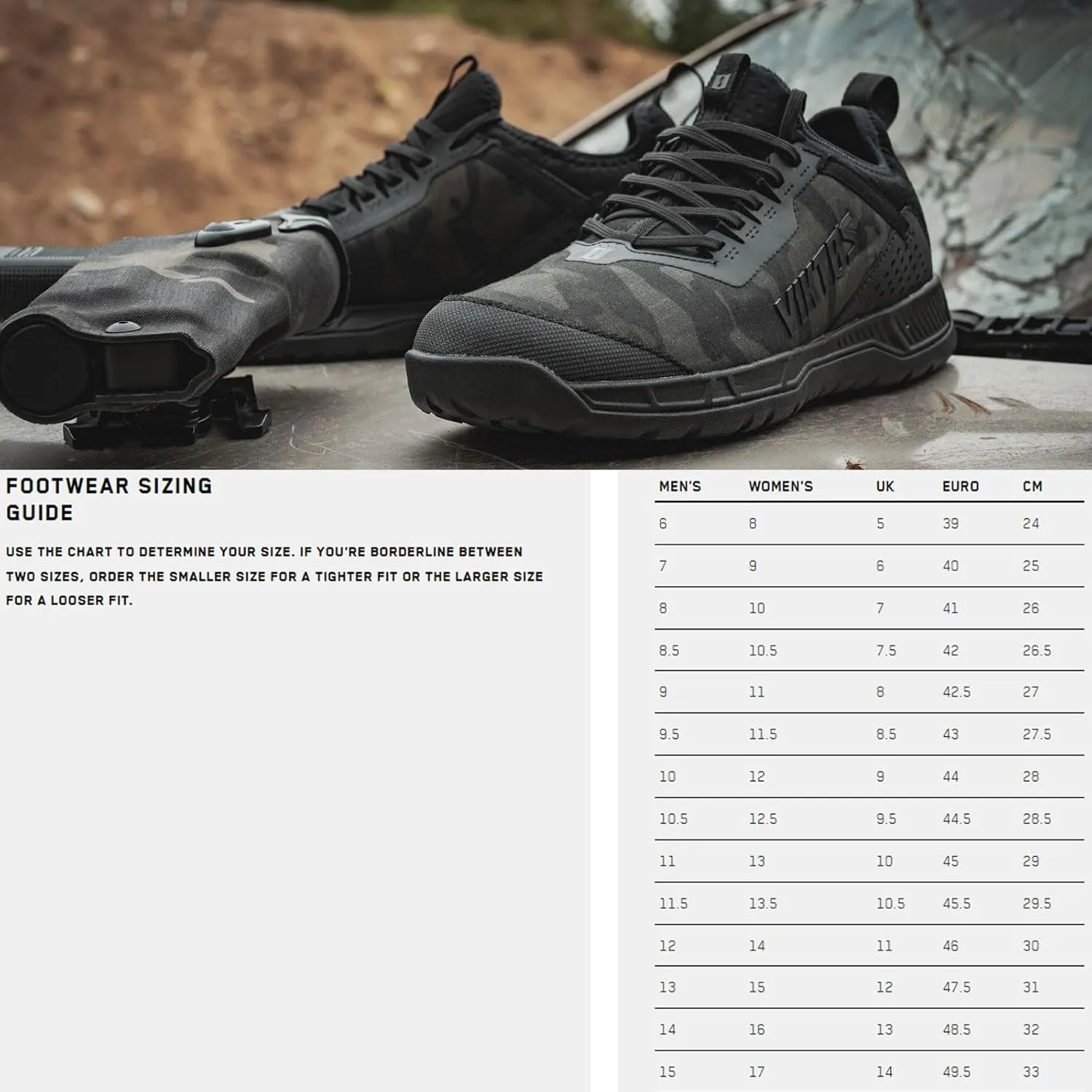VIKTOS Men's Range Trainer MC Outdoor Tactical Training Athletic Durable Lightweight Waterproof Shoes
