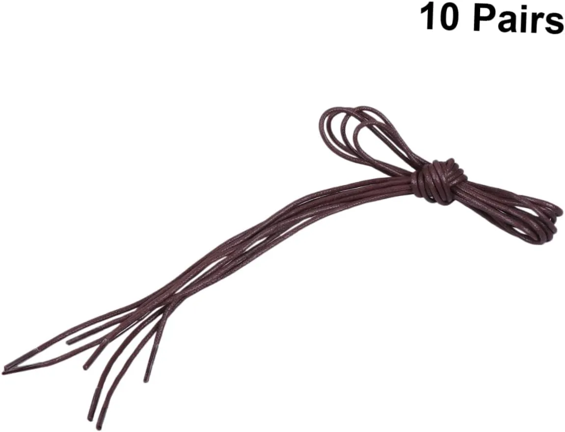 Waxed Shoelace Shoe Laces Shoelaces for Dress Shoes Walking Boot Laces Skate Shoes Adult Light up Shoes