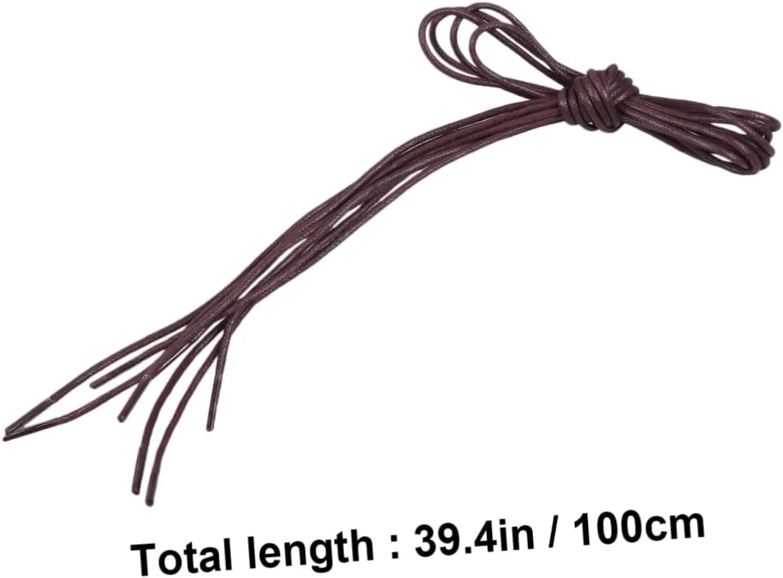 Waxed Shoelace Shoe Laces Shoelaces for Dress Shoes Walking Boot Laces Skate Shoes Adult Light up Shoes
