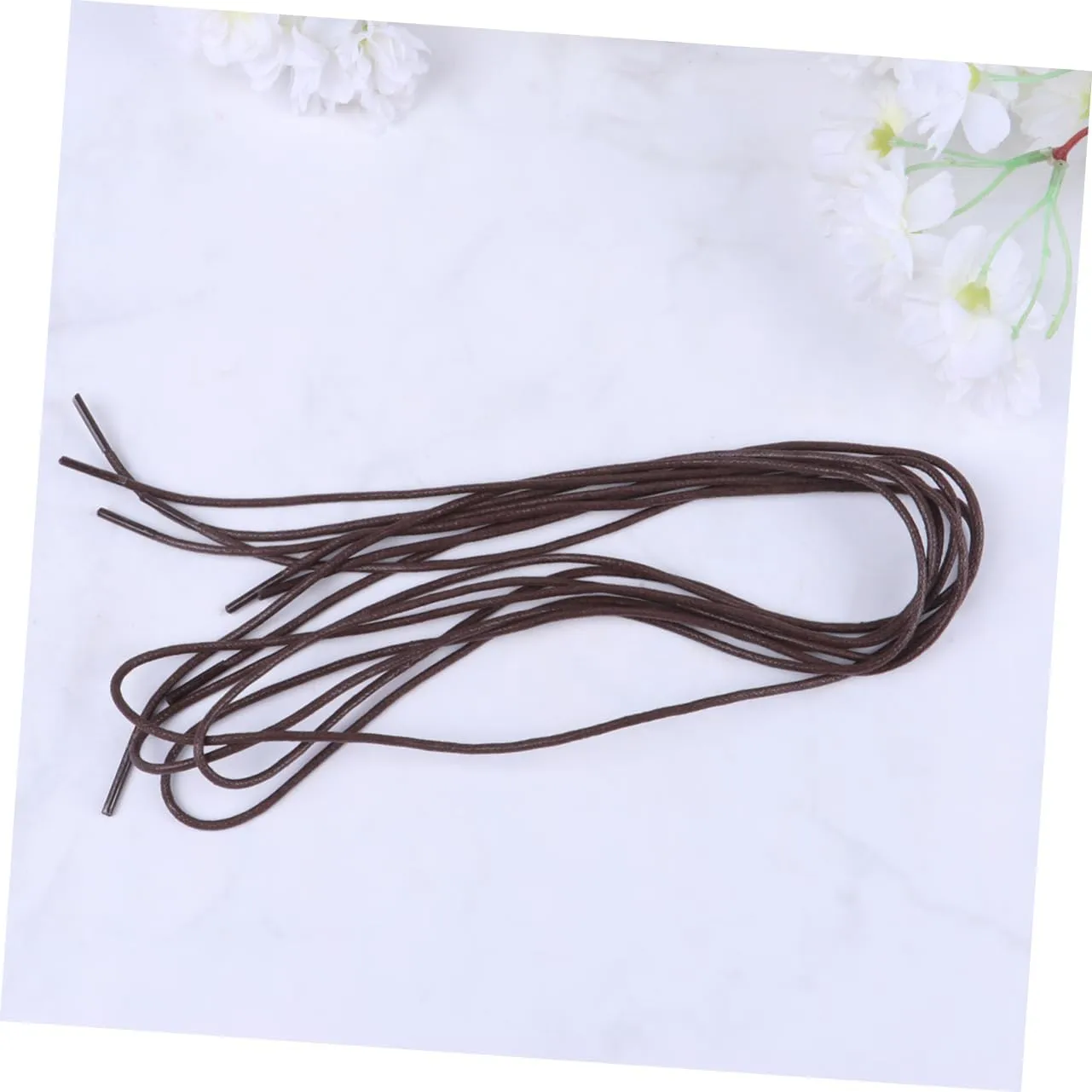 Waxed Shoelace Shoe Laces Shoelaces for Dress Shoes Walking Boot Laces Skate Shoes Adult Light up Shoes