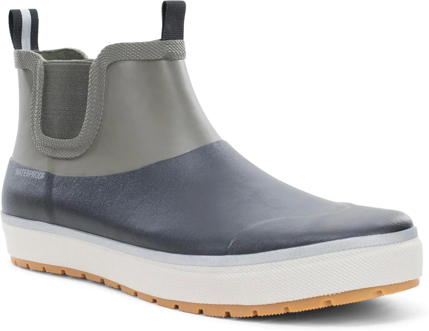 Western Chief Men's Waterproof Chelsea Rain Boot with Memory Foam Insole and Slip-Resistant Outsole  Durable and Comfortable for All-Weather Wear