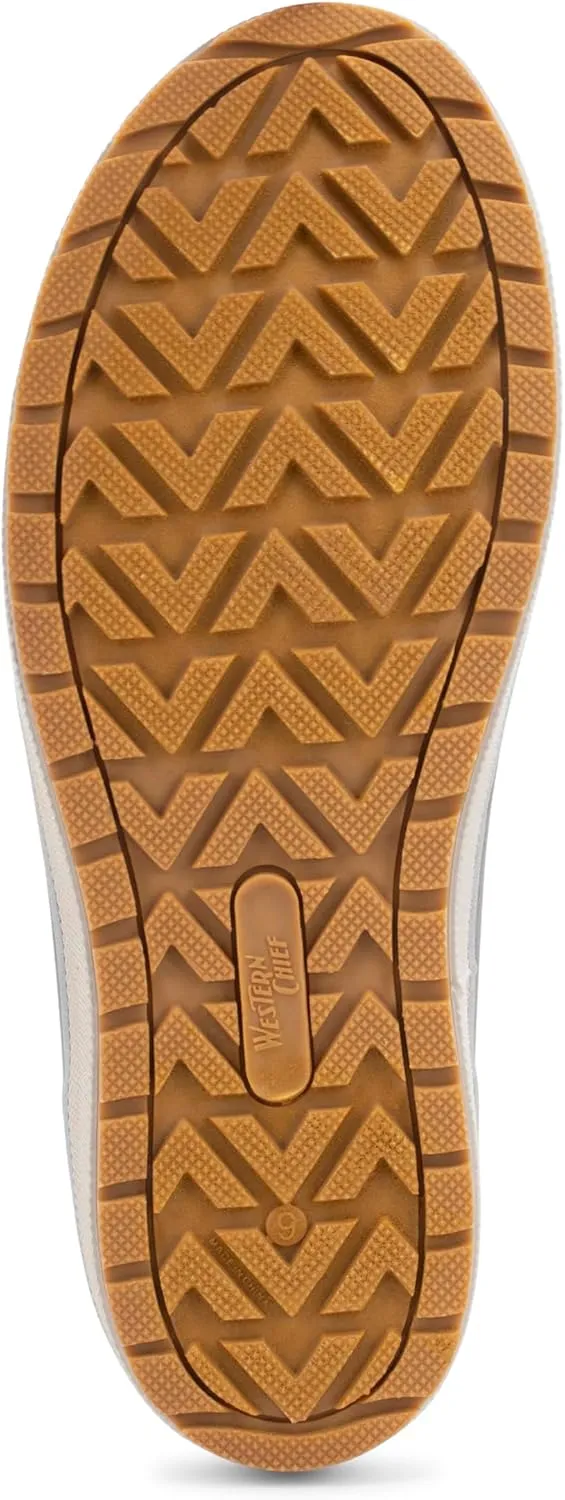 Western Chief Men's Waterproof Chelsea Rain Boot with Memory Foam Insole and Slip-Resistant Outsole  Durable and Comfortable for All-Weather Wear