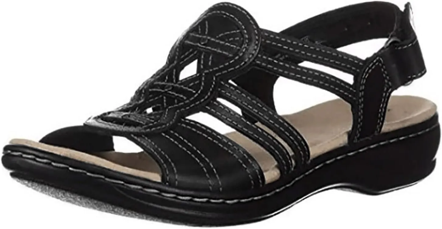 Wide Sandals for Women Cushiored Sole Comfort Walking Sandals Open Toe Breathable Casual Summer Shoes