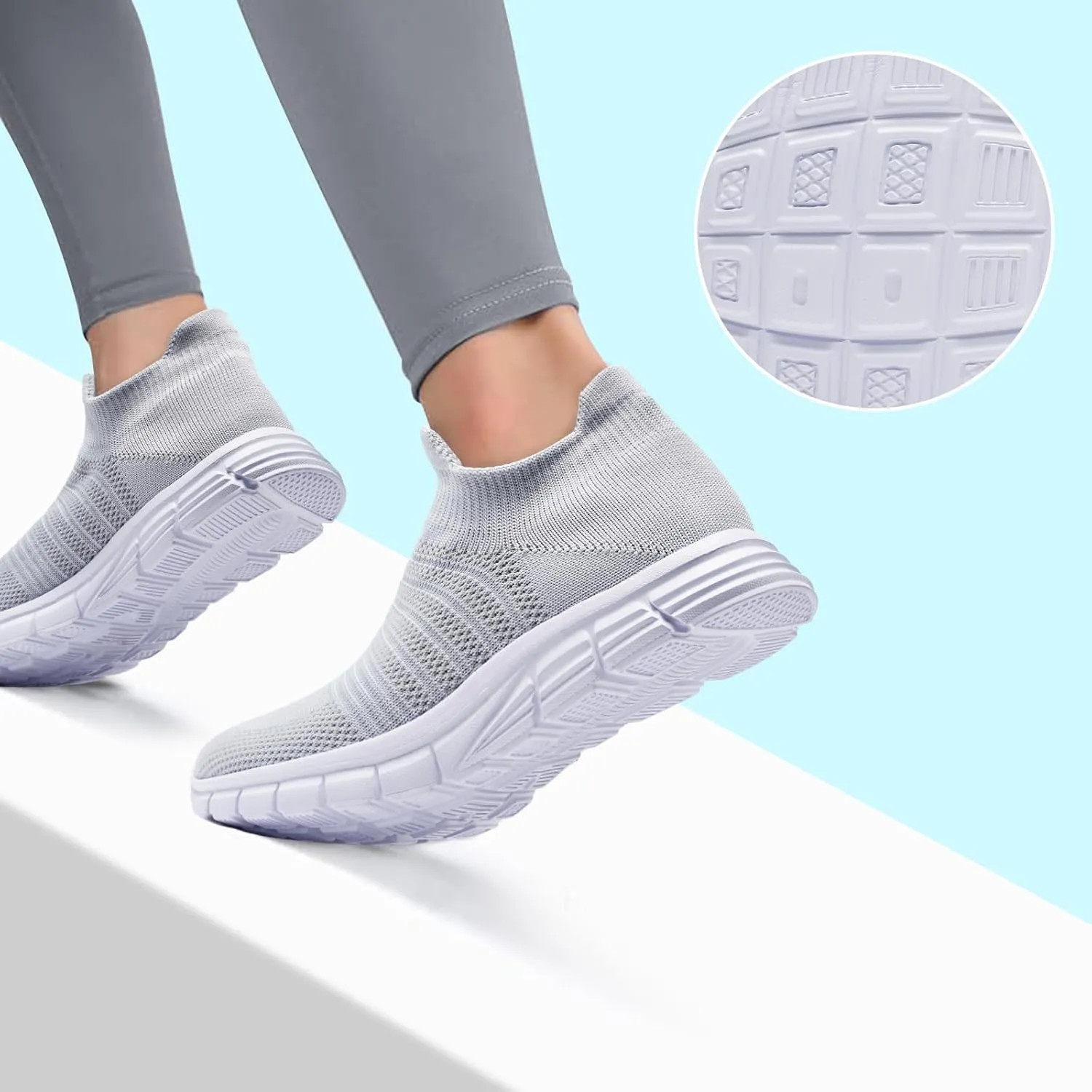 Women Casual Walking Shoes Slip on Comfortable Outdoor Shoes Sport Sneakers