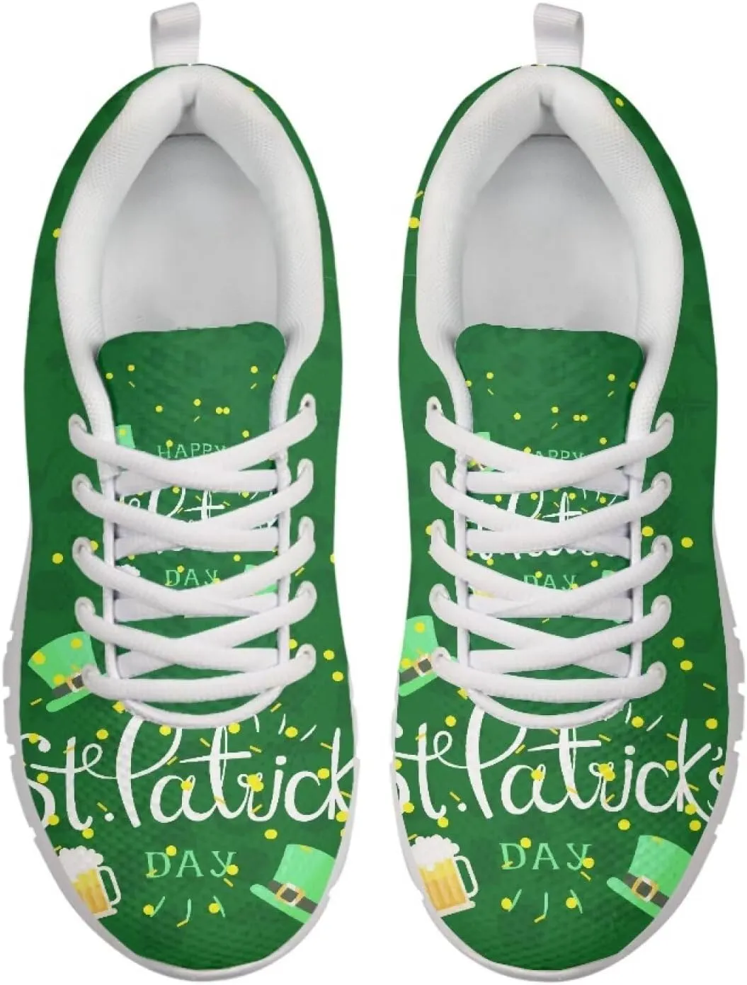 Women Men Lace Up Shoes Walking Sports Trainers Durable Sneaker for Running Hiking Gym US 5-15