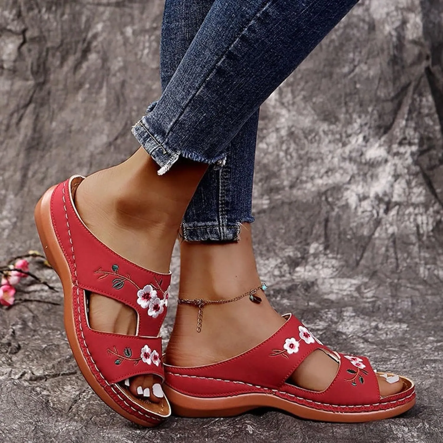 Women's Breathable Casual Sandals Open Toe Flatform Fashion Slides Sandals Dress Sandals Party Dress Sandals