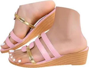 Womens Comfy Wedge Orthopedic Sandals Summer Platform Wedges 2025 Open Toe Slip On Summer Casual Slide Platform Sandals Casual Comfortable Summer Backless Mules Adjustable Slide Walking Shoes
