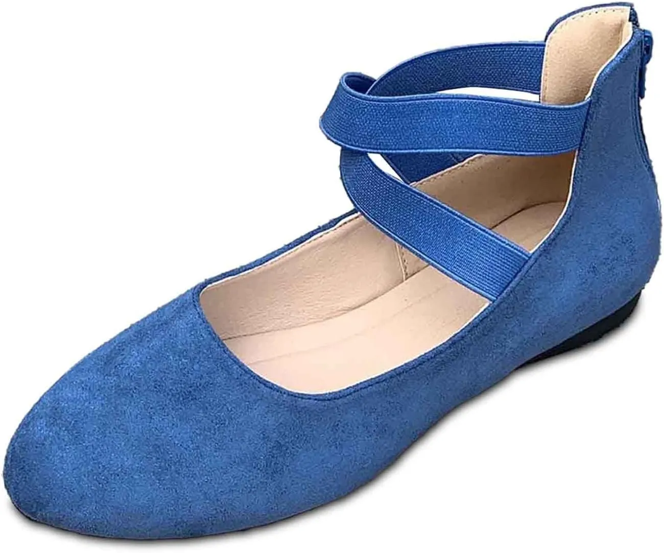 Womens Loafers Wide Width Casual Round Toe Flats for Women Dressy Comfortable Slip-On Business Casual Work Shoes