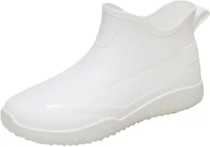 Women's Rain Boots Waterproof Insulated Rubber Boots Anti-Slip Short Garden Sports Shoes for Mud Yard Farm Working