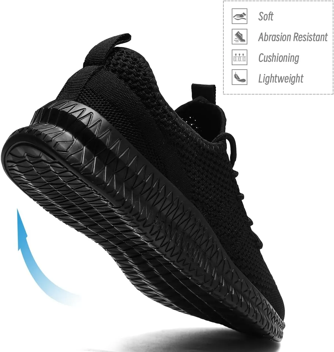Womens Walking Running Shoes Sneakers Slip On Sport Tennis Athletic Gym Shoes Casual Lightweight Breathable Non Slip Workout Fashion Workout Trainers Shoe