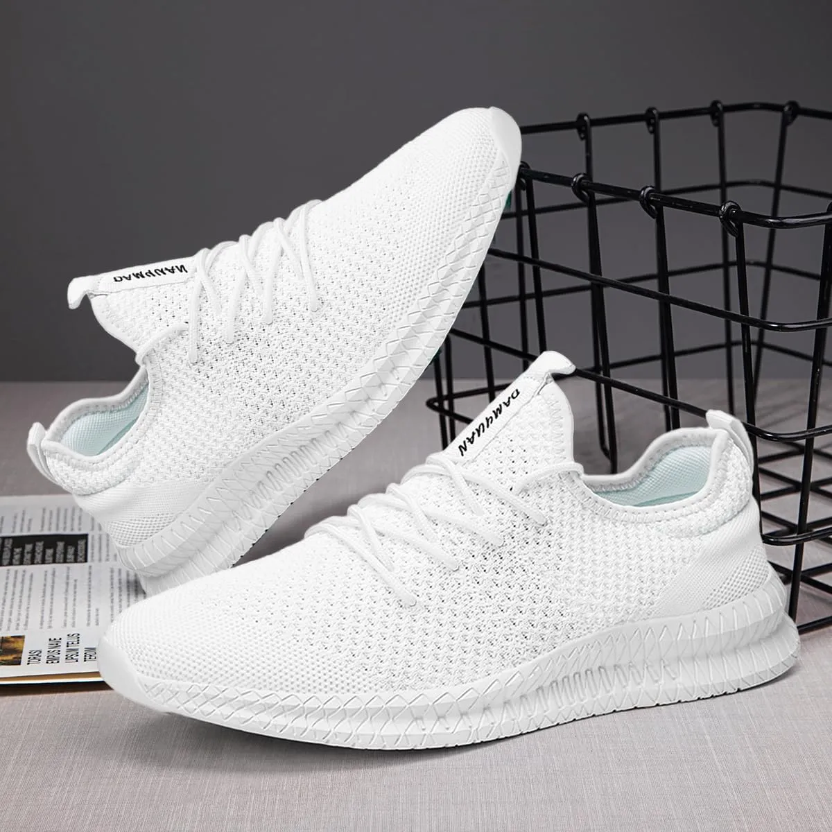 Womens Walking Running Shoes Sneakers Slip On Sport Tennis Athletic Gym Shoes Casual Lightweight Breathable Non Slip Workout Fashion Workout Trainers Shoe