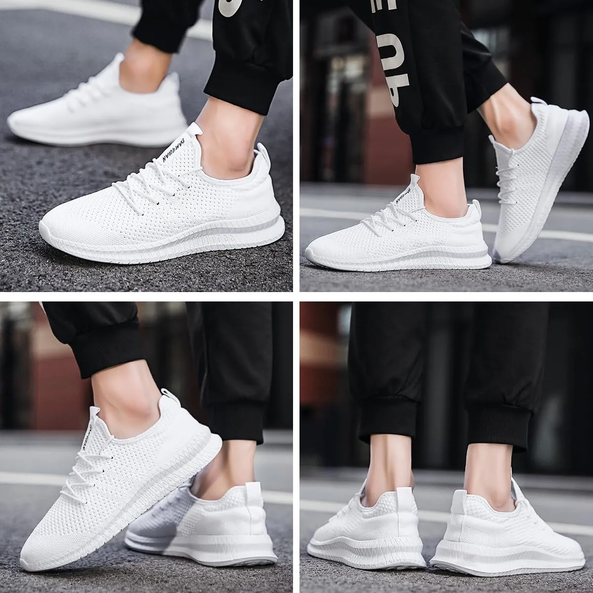 Womens Walking Running Shoes Sneakers Slip On Sport Tennis Athletic Gym Shoes Casual Lightweight Breathable Non Slip Workout Fashion Workout Trainers Shoe